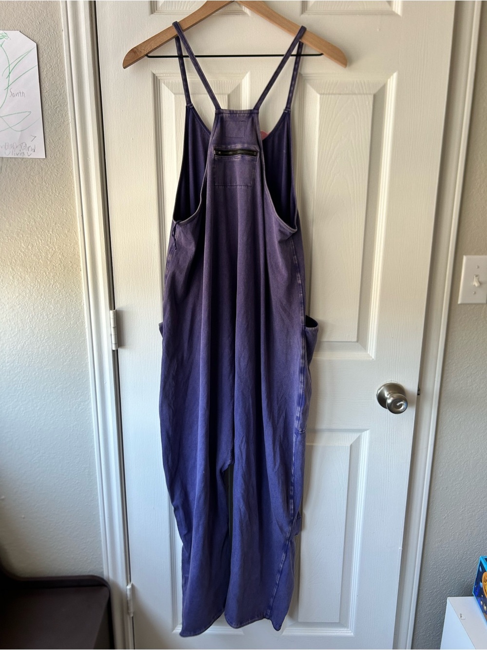FP Movement by Free People Purple Strappy Relaxed Jumpsuit - Picture 6 of 6